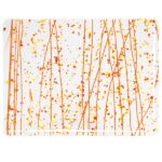 BULLSEYE 4211-00F PG 4F trasparente, F rosso giallo or. S oran.F Dimensioni 51 x 90 cm = 0.46 qm Cassa = 66 Lastre = ~29,7qm