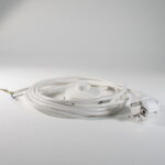 Cavo-elettrico/interrut.piede bianco 3 x 0,75 mm¬™ - 3500/2000 con spina