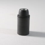 Attacco lamp. E 14 plastico nero