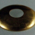 Calotta arrotond.  d: 3,0cm colore-ottone