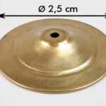 Calotta standard  d: 2,54cm colore-ottone