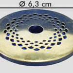Calotta perforiert d: 6,3cm colore-ottone