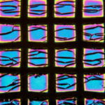 Dichroic S1009 S96 Quadrat 3 nero:Design 34x34cm 2 mm ordine minimo 0,25pezzo
