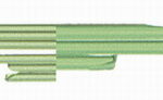 BULLSEYE Stringer 1mm 1107 F verde chiaro F