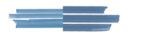 BULLSEYE Stringer 1mm 0164 F fiordaliso blu F