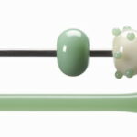 BULLSEYE Bacchette 0112 F menta F solo in VE=10 pezzi = ca. 200gr.