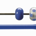 BULLSEYE Bacchette 0114 F blu medio F solo in VE=10 pezzi = ca. 200gr.