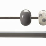 BULLSEYE Bacchette 0136 F grigio F solo in VE=10 pezzi = ca. 200gr.