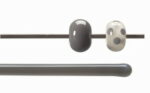 BULLSEYE Bacchette 0136 F grigio F solo in VE=10 pezzi = ca. 200gr.