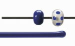 BULLSEYE Bacchette 0147 F blu cobalto F solo in VE=10 pezzi = ca. 200gr.