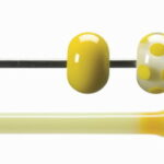 BULLSEYE Bacchette 0220 F girasole giallo F solo in VE=10 pezzi = ca. 200gr.