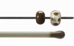 BULLSEYE Bacchette 0203 F marrone F solo in VE=10 pezzi = ca. 200gr.