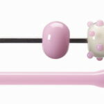 BULLSEYE Bacchette 0421 F fiori rosa F solo in VE=10 pezzi = ca. 200gr.