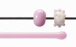 BULLSEYE Bacchette 0421 F fiori rosa F solo in VE=10 pezzi = ca. 200gr.
