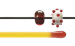 BULLSEYE Bacchette 1022 F rosso arancio F solo in VE=10 pezzi = ca. 200gr.