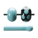 BULLSEYE Bacchette 0016 F turchese opaco F solo in VE=10 pezzi = ca. 200gr.