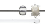 BULLSEYE Bacchette 1101 F trasparente F solo in VE=10 pezzi = ca. 200gr.