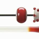 BULLSEYE Bacchette 1122 F rosso F solo in VE=10 pezzi = ca. 200gr.