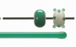 BULLSEYE Bacchette 1417 F verde F solo in VE=10 pezzi = ca. 200gr.