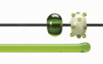 BULLSEYE Bacchette 1426 F verde prinavera F solo in VE=10 pezzi = ca. 200gr.