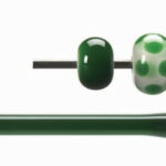 BULLSEYE Bacchette 1145 F intenso verde F solo in VE=10 pezzi = ca. 200gr.