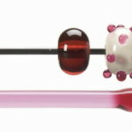 BULLSEYE Bacchette 1215 F chiaro rosa F solo in VE=10 pezzi = ca. 200gr.