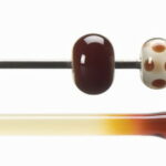 BULLSEYE Bacchette 1322 F granat rosso F solo in VE=10 pezzi = ca. 200gr.