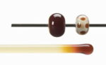BULLSEYE Bacchette 1322 F granat rosso F solo in VE=10 pezzi = ca. 200gr.