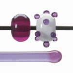 BULLSEYE Bacchette 1232 F chiaro fuchsie F solo in VE=10 pezzi = ca. 200gr.