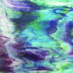 YOUGHIOGHENY 1634 SP PG 4 viola blu verde cera bianco Dimensioni 62 x 90 cm = 0.56 qm Cassa = 45 Lastre = 25,2 qm