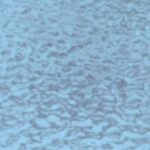 WISSMACH 169 Corella cattedrale blu acqua medio flat glass 3mm, 82 x 107 cm