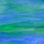 WISSMACH 197 D blu verde bianco flat glass 3mm, 82 x 107 cm