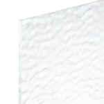 BULLSEYE 1101-21F PG 0RF trasparente ripple Rip F Dimensioni 51 x 90 cm = 0.46 qm Cassa = 66 Lastre = 29,70 qm