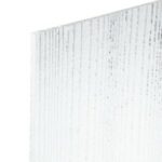 BULLSEYE 1101-45F PG 0AF trasparente Accordion F Dimensioni 51 x 90 cm = 0.46 qm Cassa = 66 Lastre = 29,70 qm