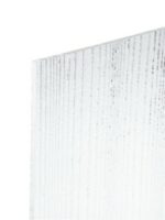 BULLSEYE 1101-45F PG 0AF trasparente Accordion F Dimensioni 51 x 90 cm = 0.46 qm Cassa = 66 Lastre = 29,70 qm