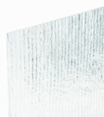 BULLSEYE 1101-47F PG 0PF trasparente Prismatic F Dimensioni 51 x 90 cm = 0.46 qm Cassa = 66 Lastre = 29,70 qm