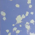 SPECCHIOantico Lunare 4mm viola con grigie Macchie Dimensioni 122 x 240 cm = 2,92 qm und misura Lastre 122 x 120 cm = 1,46 qm
