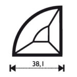 Bisell. 1/4 Tondo 1,5 x 1,5