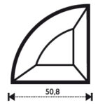 Bisell. 1/4 Tondo 2 x 2