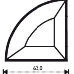 Bisell. 1/4 Tondo 2.4 x 2.4