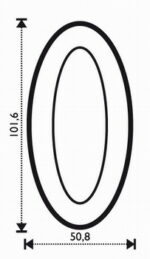 Bisell. Oval   2 x 4