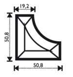 Bisell. Spig.int. 2 x2 x 3/4