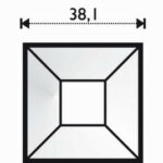 Specchio-Bisell. 1.5 x 1.5