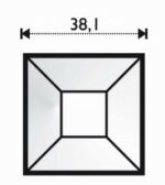 Specchio-Bisell. 1.5 x 1.5