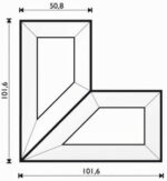 Specchio-Bisell. coppia 2 x 4