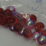 Muggel _ 10mm rosso irides.