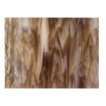 BULLSEYE 2109-00F Bianco marrone scuro 3mm 51x89cm=0,45qm