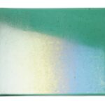 BULLSEYE 1417-31Fi Verde smeraldo iri 3mm 51x89cm=0,45qm