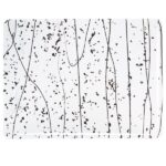 BULLSEYE 4200-00F Chiaro-Frattura nera-Stringhe nere 3mm 51x89cm=0,45qm